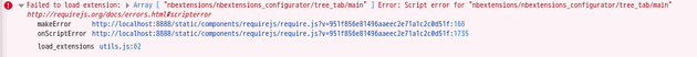 error message